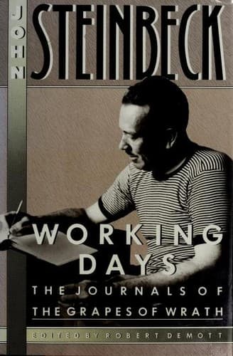 Cover of Working days by John Steinbeck