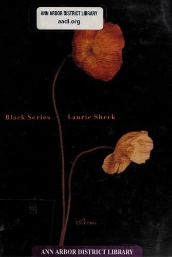 Cover of Black series by Laurie Sheck