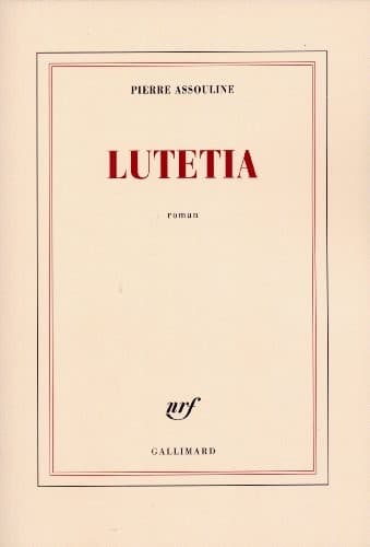 Cover of Lutetia by Pierre Assouline