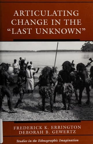 Cover of Articulating change in the "last unknown" by Frederick Karl Errington