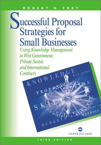 Cover of Successful Proposal Strategies for Small Business by Robert S. Frey