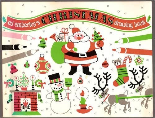 Cover of Ed Emberley's Christmas drawing book by Ed Emberley