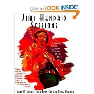 Cover of Jimi Hendrix sessions by McDermott, John