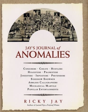 Cover of Jay's journal of anomolies by Ricky Jay