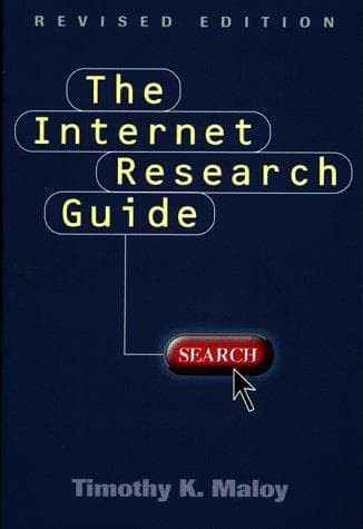 Cover of The Internet research guide by Timothy K. Maloy