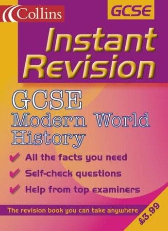 Cover of GCSE Modern World History (Instant Revision S.) by Allan Todd