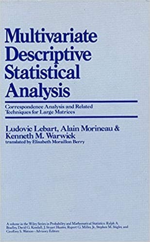 Cover of Multivariate descriptive statistical analysis by Ludovic Lebart