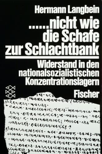 Cover of …und nicht wie die Schafe zur Schlachtbank by Hermann Langbein