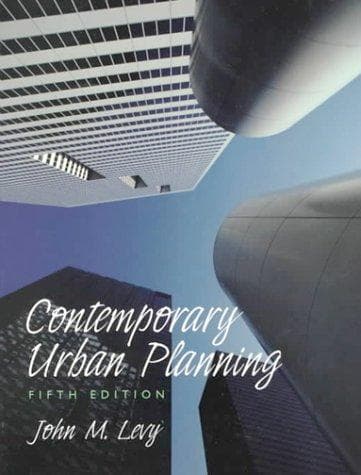 Cover of Contemporary urban planning by John M. Levy