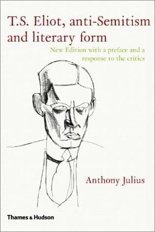 Cover of T.S. Eliot by Anthony Julius