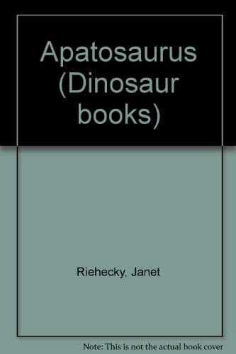 Cover of Apatosaurus by Janet Riehecky