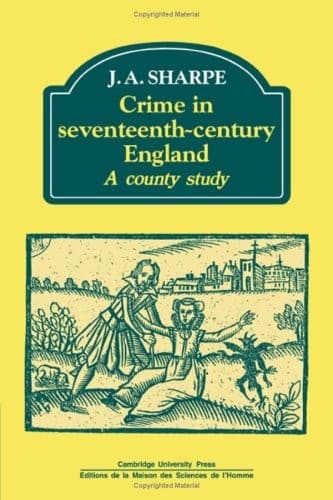 Cover of Crime in seventeenth-century England by Sharpe, J. A