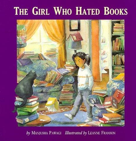 Cover of Girl who hated books by Manjusha Pawagi