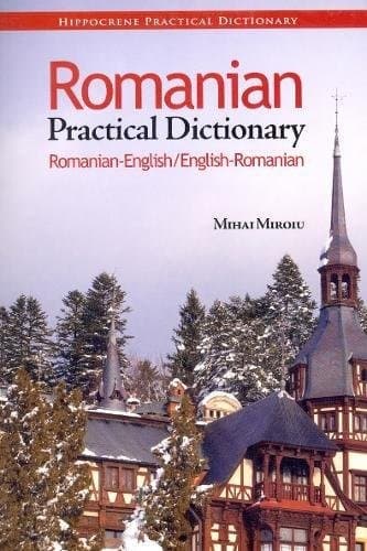 Cover of Romanian-English, English-Romanian practical dictionary by Mihai Miroiu