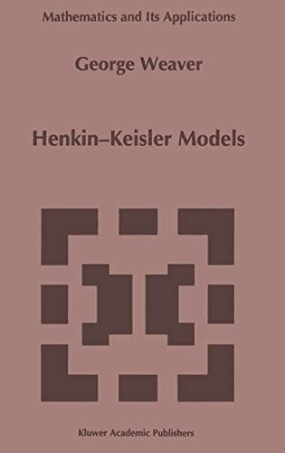 Cover of Henkin-Keisler models by George Weaver
