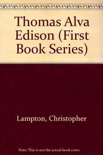 Cover of Thomas Alva Edison by Christopher Lampton