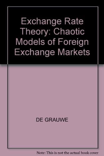 Cover of Exchange rate theory by Paul de Grauwe