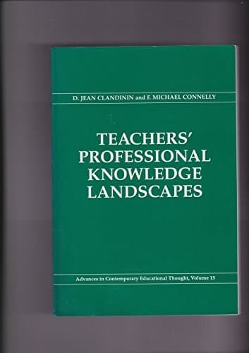 Cover of Teachers' professional knowledge landscapes by D. Jean Clandinin