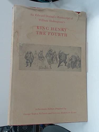 Cover of The history of King Henry the Fourth by William Shakespeare