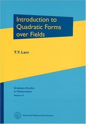 Cover of Introduction to quadratic forms over fields by T. Y. Lam