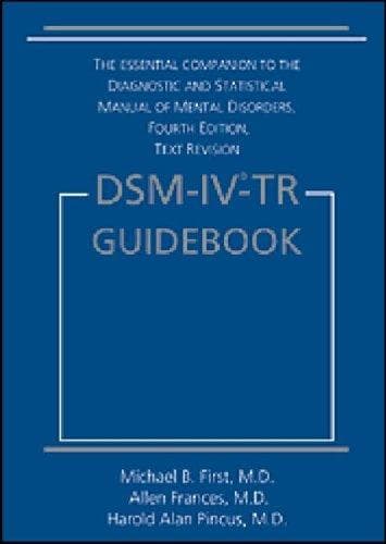 Cover of DSM-IV-TR guidebook by Michael B. First