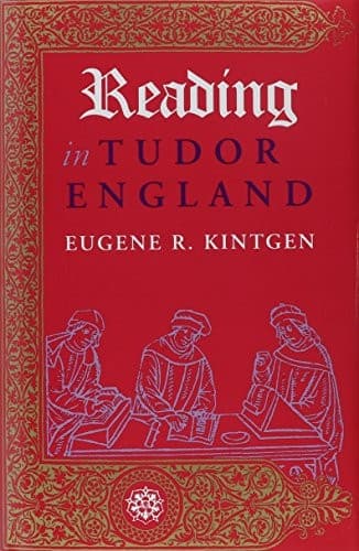 Cover of Reading in Tudor England by Eugene R. Kintgen