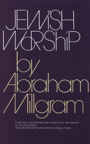 Cover of Jewish worship by Abraham Ezra Millgram