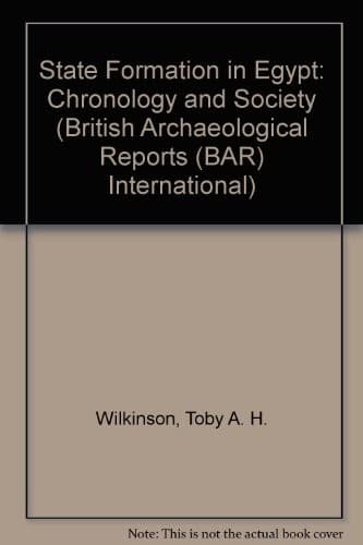 Cover of State formation in Egypt by Toby A. H. Wilkinson