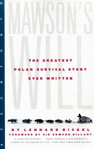 Cover of Mawson's will by Lennard Bickel