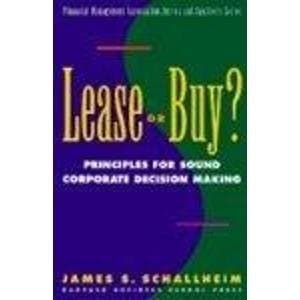 Cover of Lease or buy? by James S. Schallheim