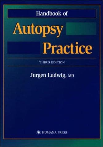 Cover of Handbook of Autopsy Practice by Jurgen Ludwig