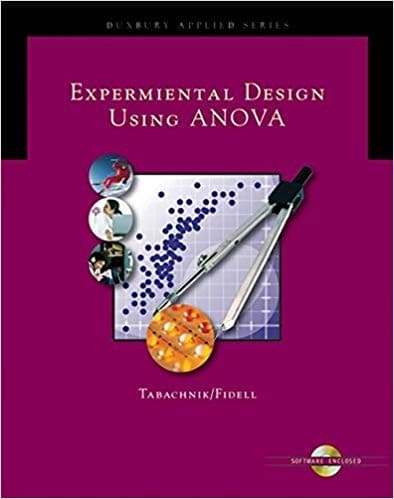 Cover of Experimental designs using ANOVA by Barbara G. Tabachnick