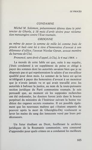 Cover of Mon calvaire roumain by Michel Solomon