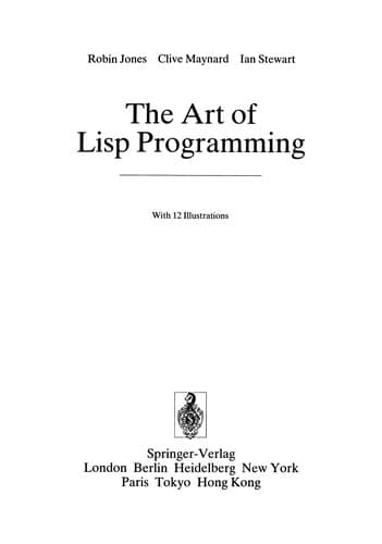 Cover of The art of Lisp programming by Robin Jones