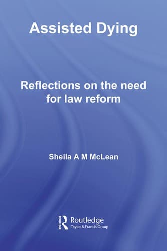 Cover of Assisted dying by Sheila McLean