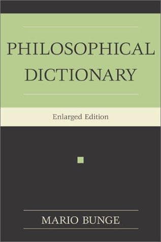 Cover of Philosophical dictionary by Mario Bunge