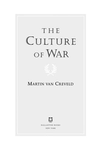 Cover of The culture of war by Martin van Creveld