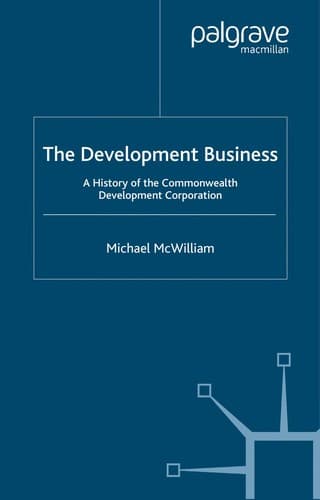 Cover of The development business by Michael McWilliam