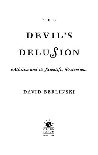 Cover of The Devil's delusion by David Berlinski