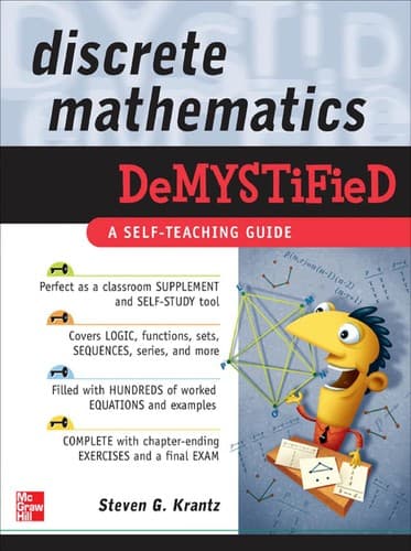 Cover of Discrete mathematics DeMYSTified by Steven G. Krantz
