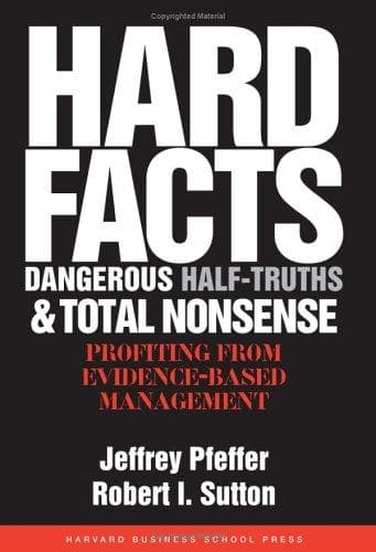 Cover of Hard facts, dangerous half-truths, and total nonsense by Jeffrey Pfeffer