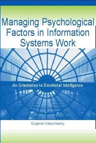 Cover of Managing Psychological Factors in Information Systems Work by Eugene Kaluzniacky