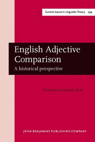 Cover of English adjective comparison by Victorina González-Diaz