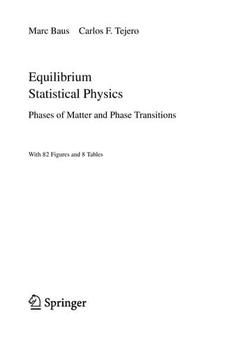 Cover of Equilibrium statistical physics by Marc Baus