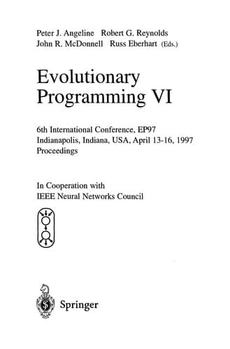 Cover of Evolutionary programming VI by Conference on Evolutionary Programming (6th 1997 Indianapolis, Ind.)