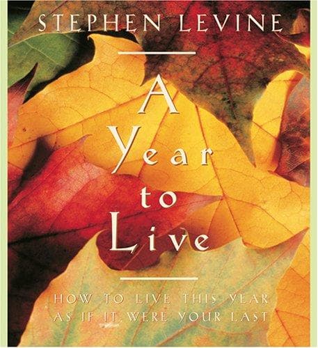 Cover of A year to live by Stephen Levine