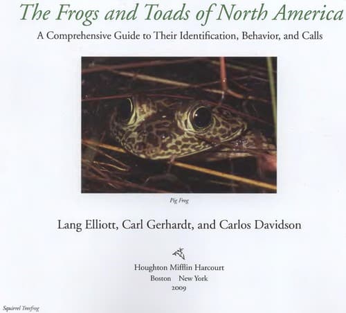 Cover of The frogs and toads of North America by Lang Elliott