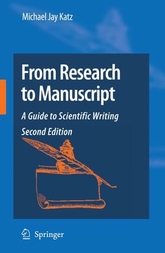 Cover of From research to manuscript by Michael Jay Katz