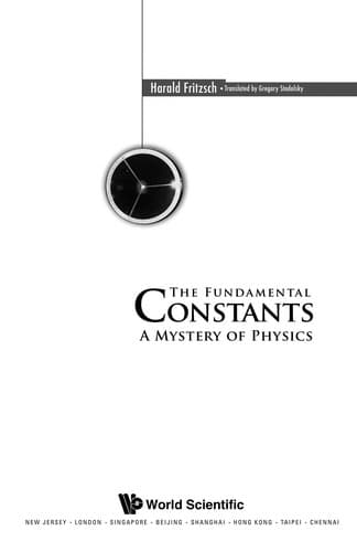 Cover of The fundamental constants by Harald Fritzsch