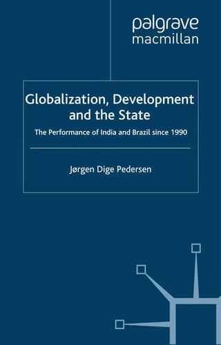 Cover of Globalization, development and the state by Jørgen Dige Pedersen